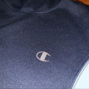 CHAMPION KIDS LONG SLEEVE NAVY BLUE HOODIE